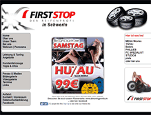 Tablet Screenshot of firststop-schwerin.de